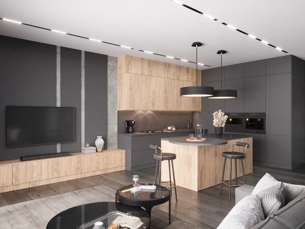 ЛМДФ «Rehau» FOREST TSS Золотой орех арт. 2590L, 2800*1220 18 мм
